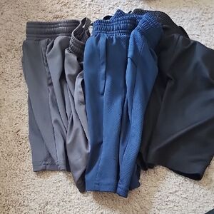 RESERVED 3 Size 6-7 Boys Shorts Kids Athletic Shorts Bundle - Blue and Gray